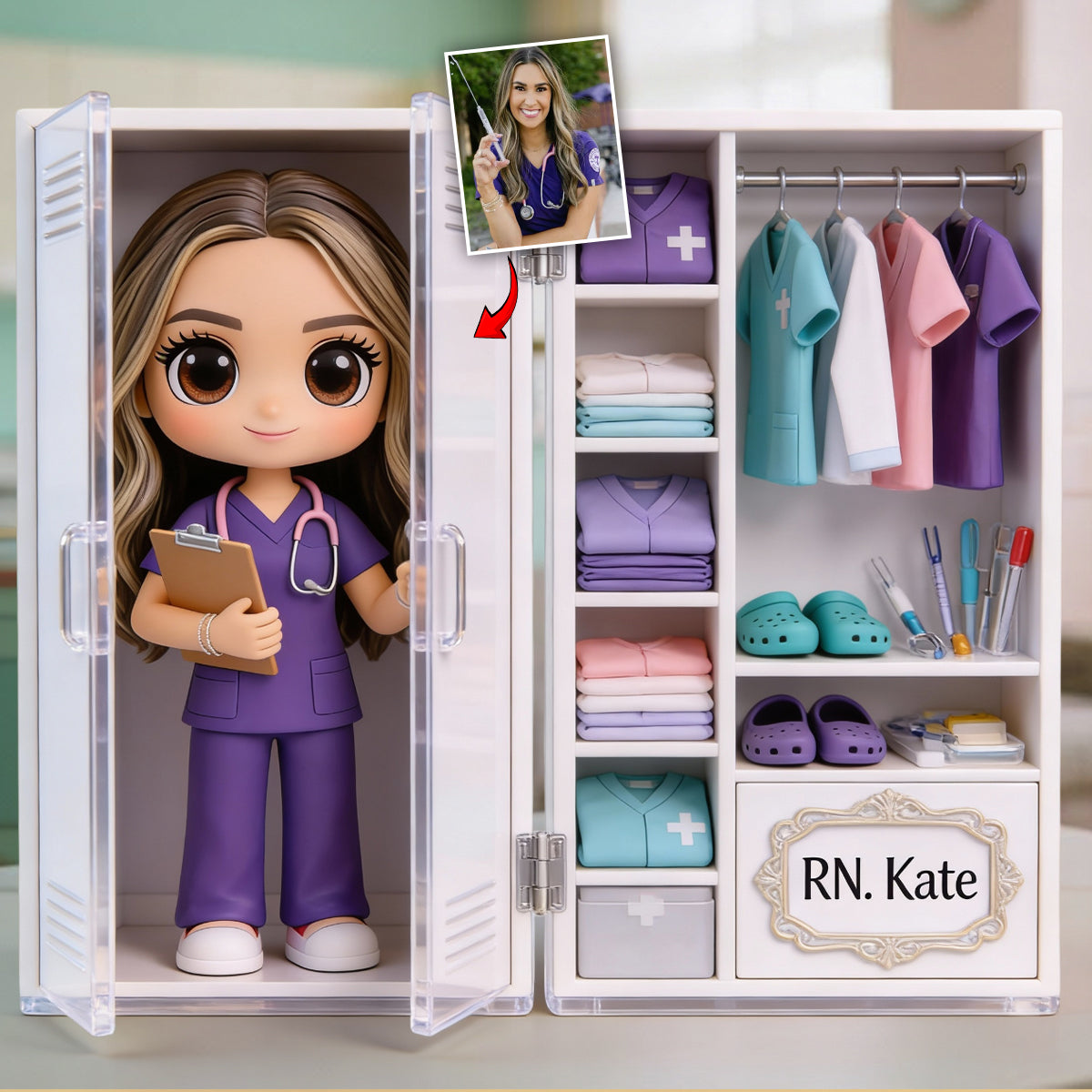 Custom Any Photo Nurse Life - Personalized Nurse Acrylic Diptych