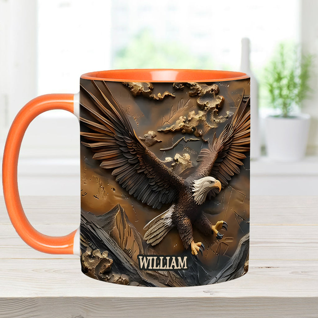 Eagle - Personalized Bald Eagle Accent Mug