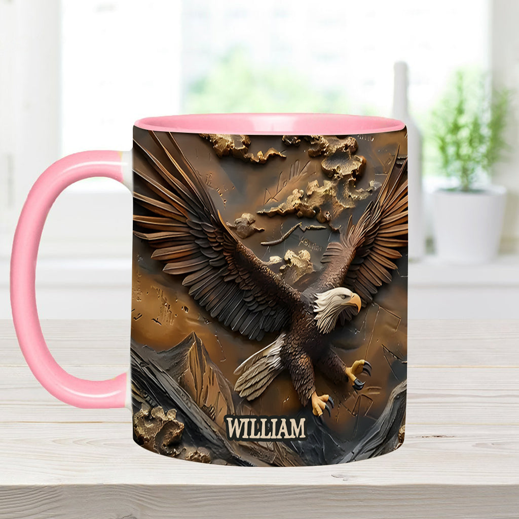 Eagle - Personalized Bald Eagle Accent Mug