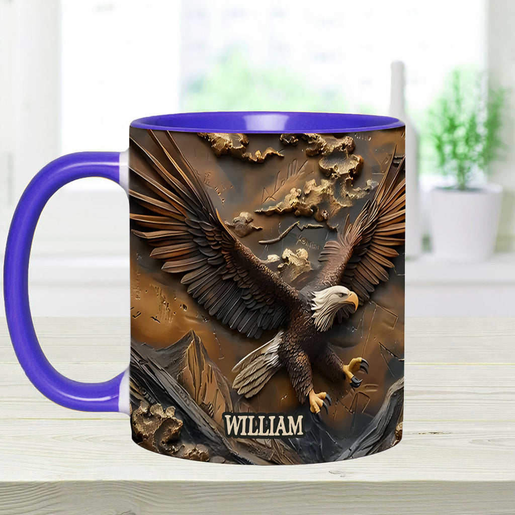 Eagle - Personalized Bald Eagle Accent Mug