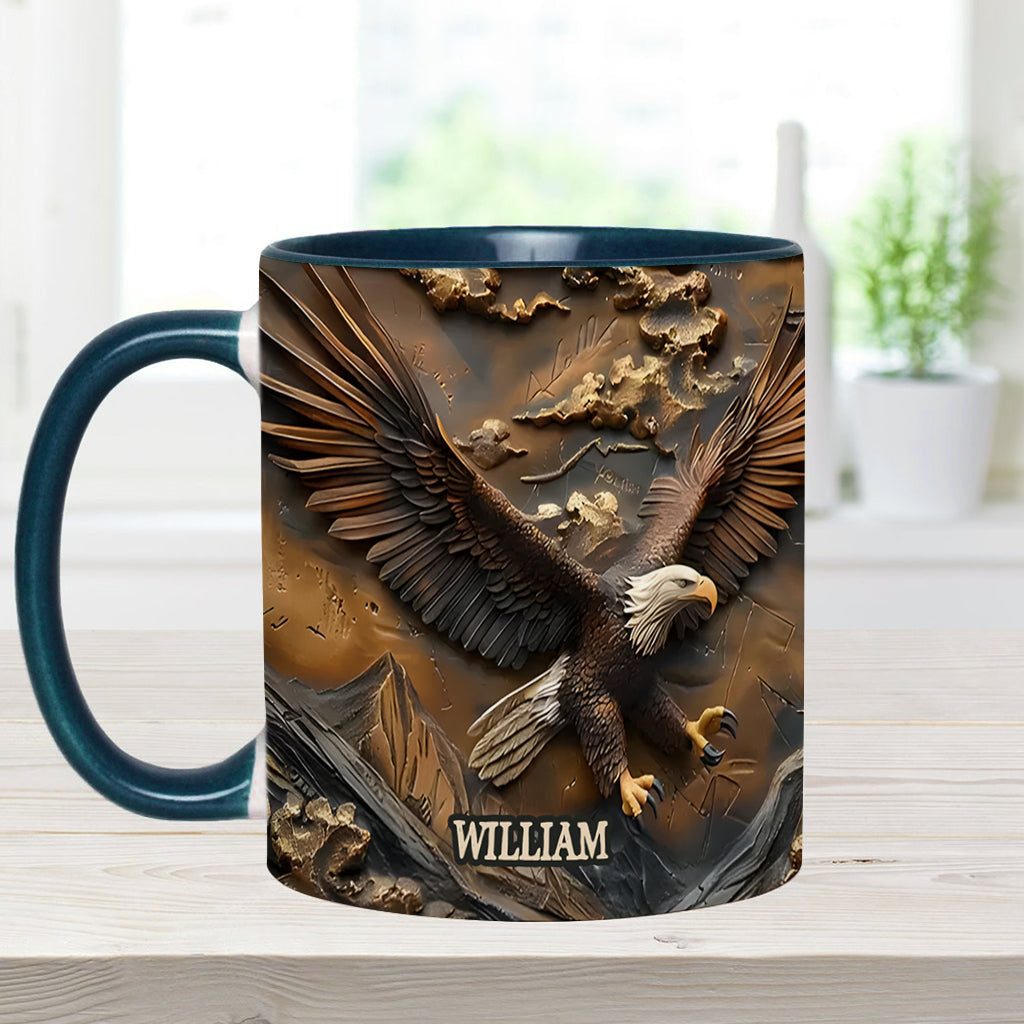 Eagle - Personalized Bald Eagle Accent Mug