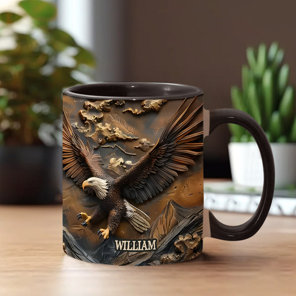 Eagle - Personalized Bald Eagle Accent Mug