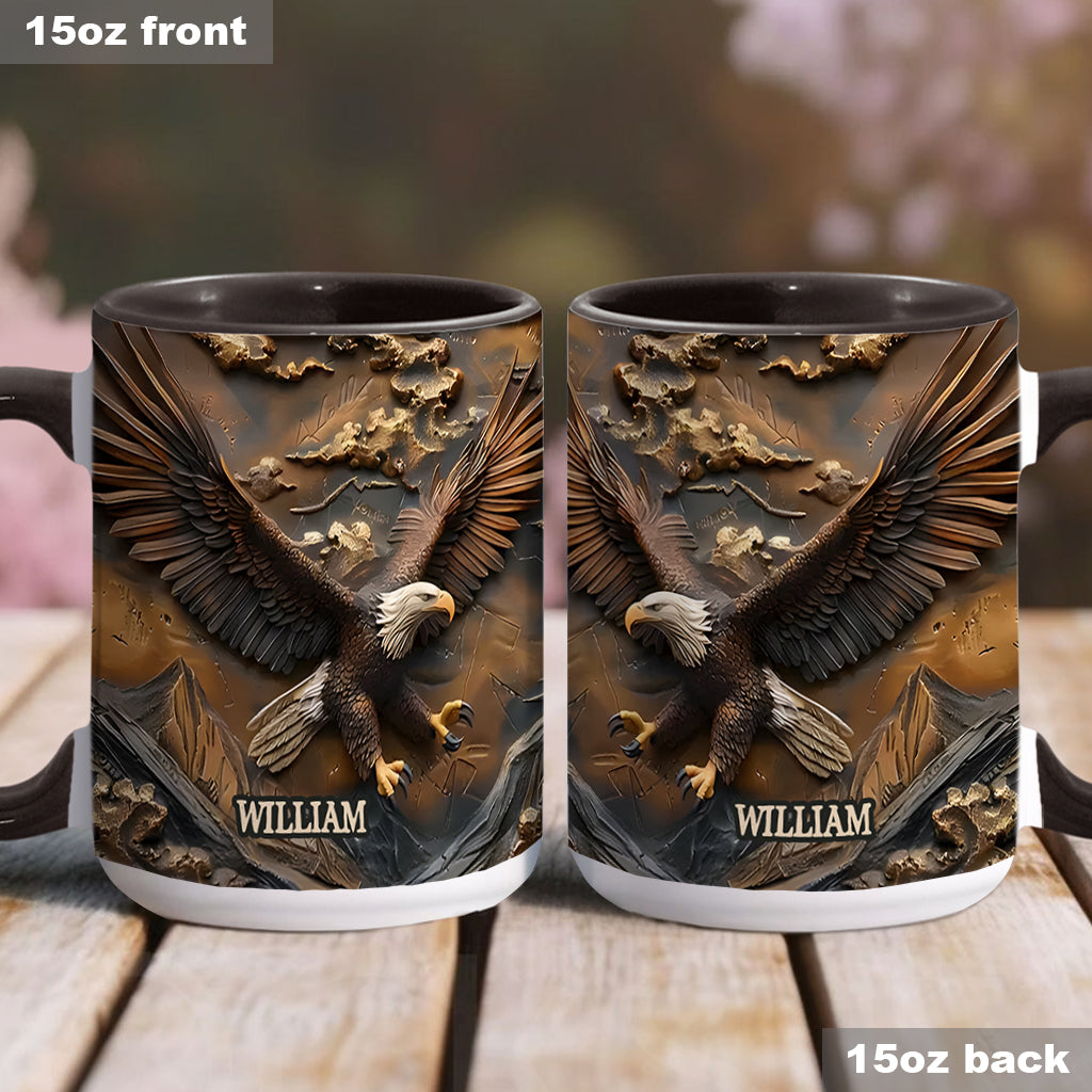 Eagle - Personalized Bald Eagle Accent Mug