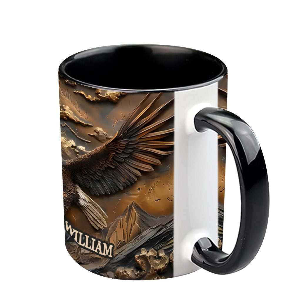 Eagle - Personalized Bald Eagle Accent Mug
