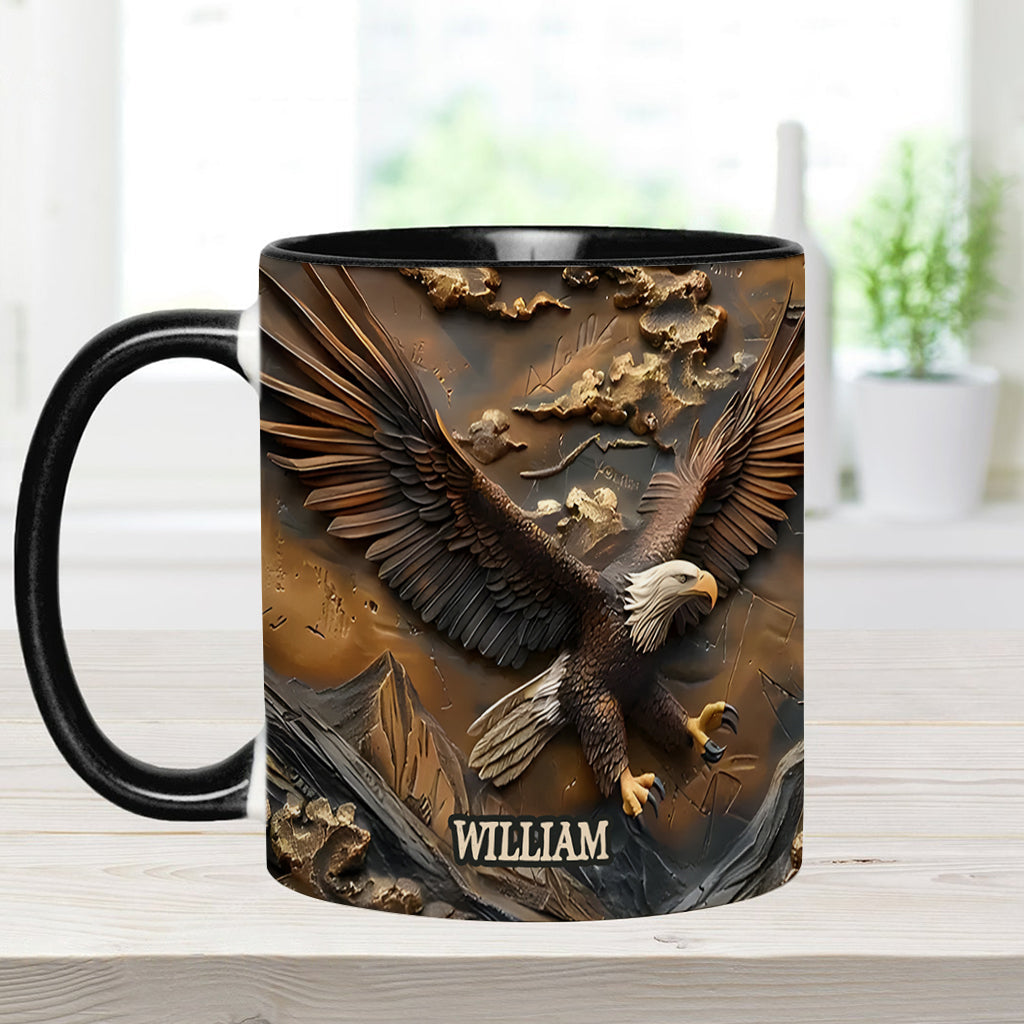 Eagle - Personalized Bald Eagle Accent Mug