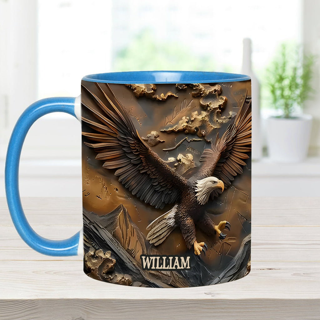 Eagle - Personalized Bald Eagle Accent Mug