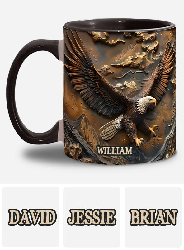 Eagle - Personalized Bald Eagle Accent Mug