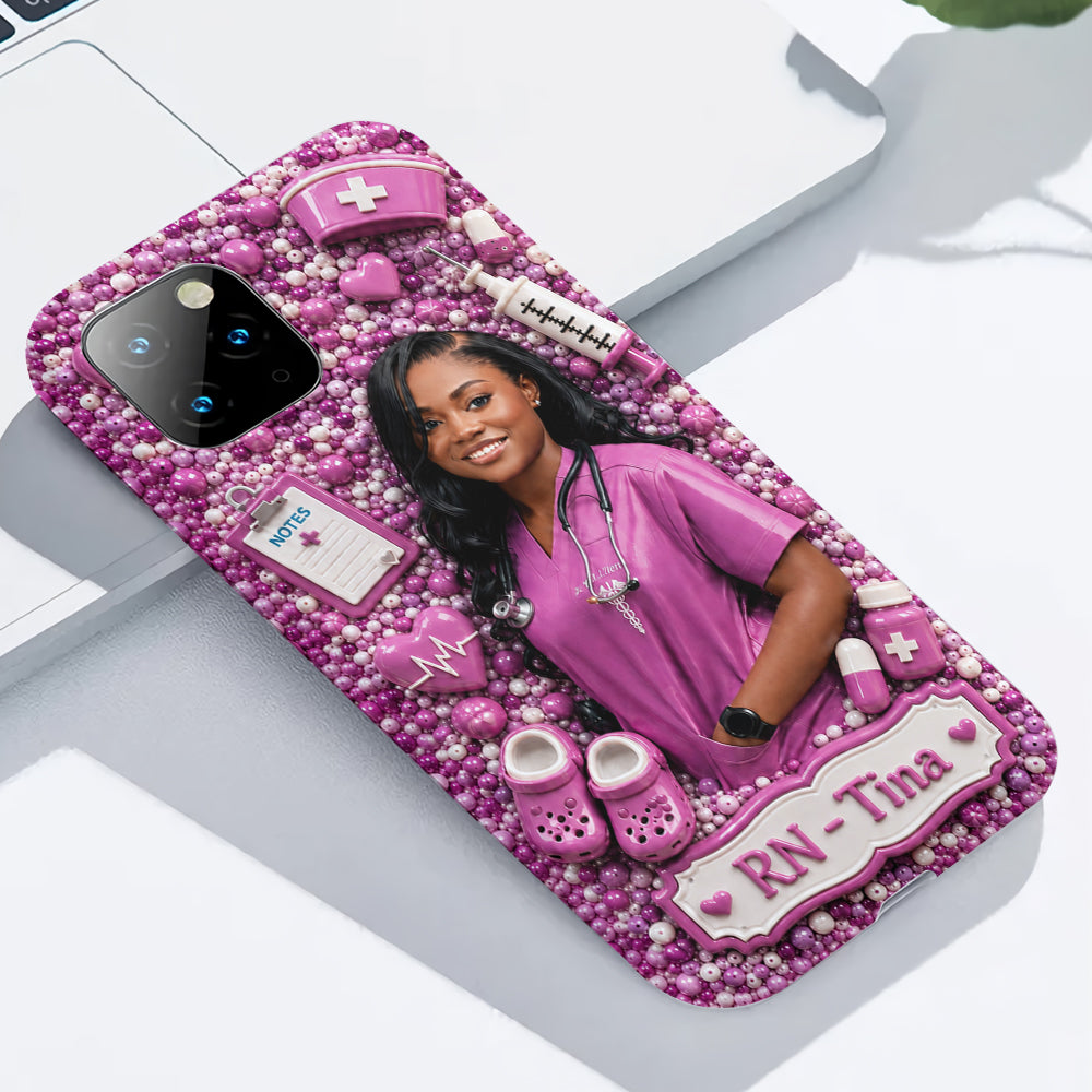 Love Being A Nurse - Personalized Nurse Full Print Phone Case