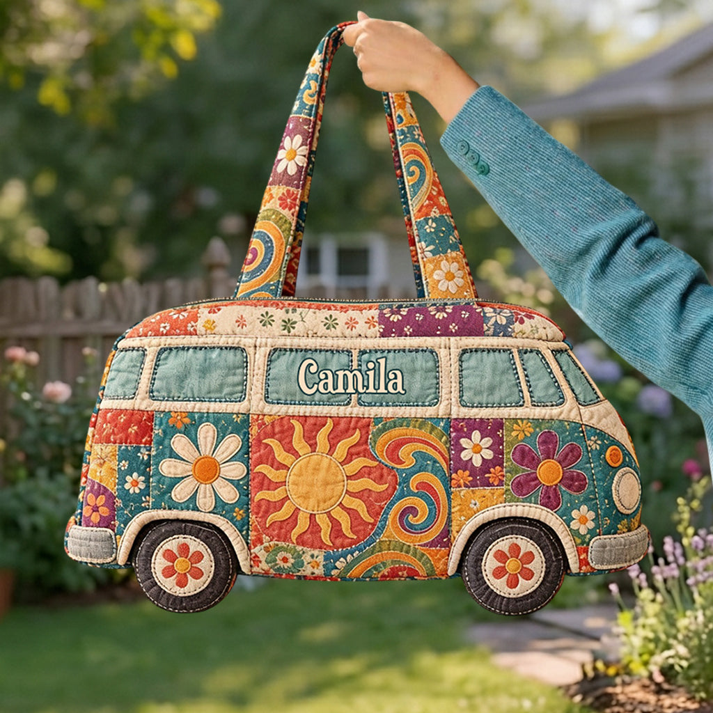 Free Soul - Personalized Hippie Custom Shape Tote Bag