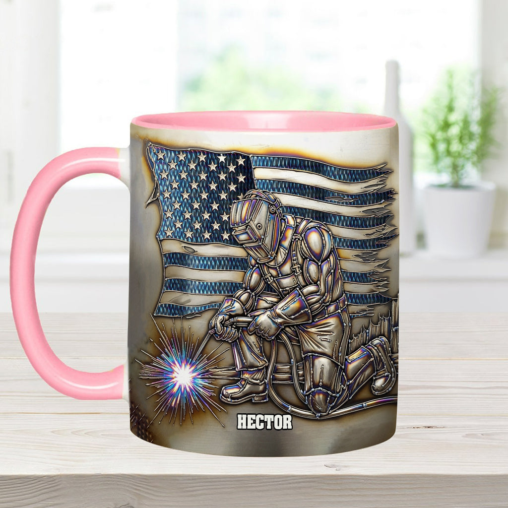 Welder Master - Personalized Welder Accent Mug