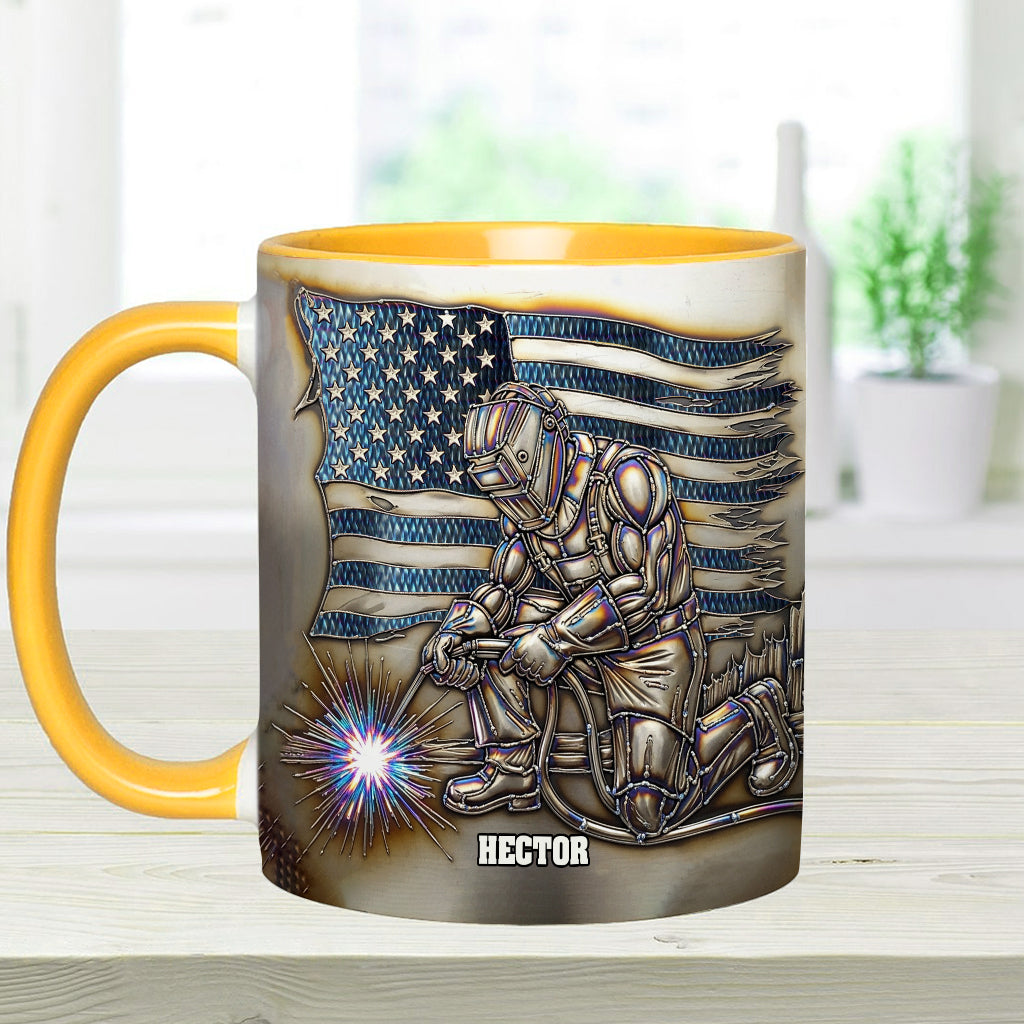 Welder Master - Personalized Welder Accent Mug