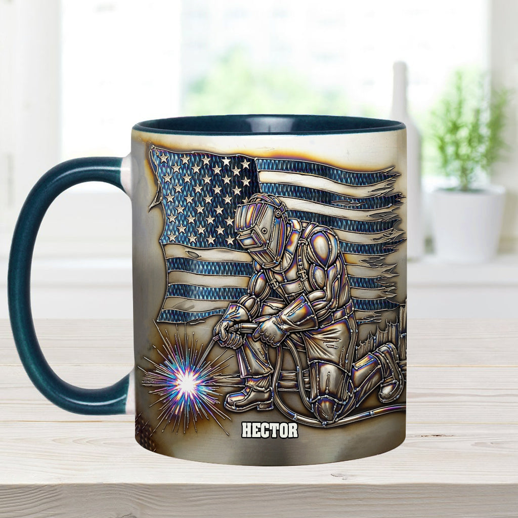 Welder Master - Personalized Welder Accent Mug