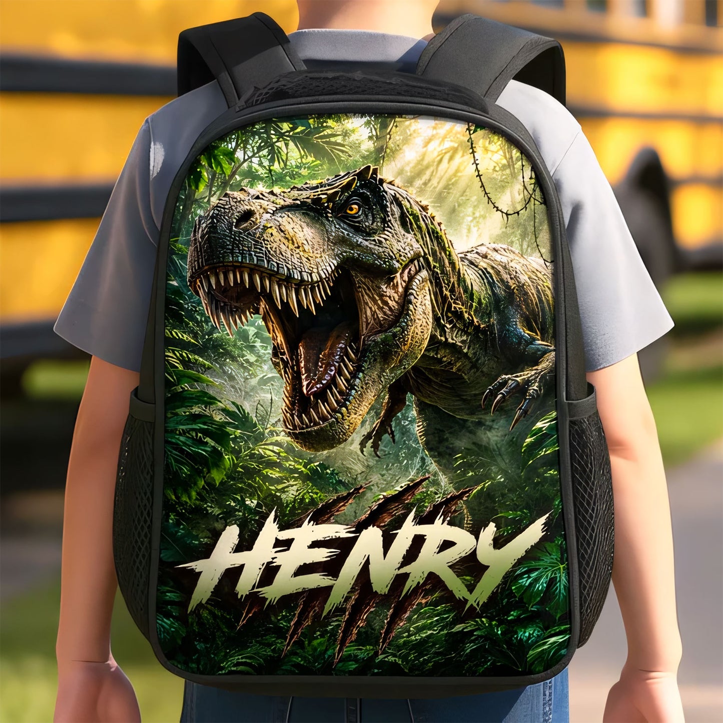 Back To School - Personalized Teacher Changeable Leather Patch Backpack