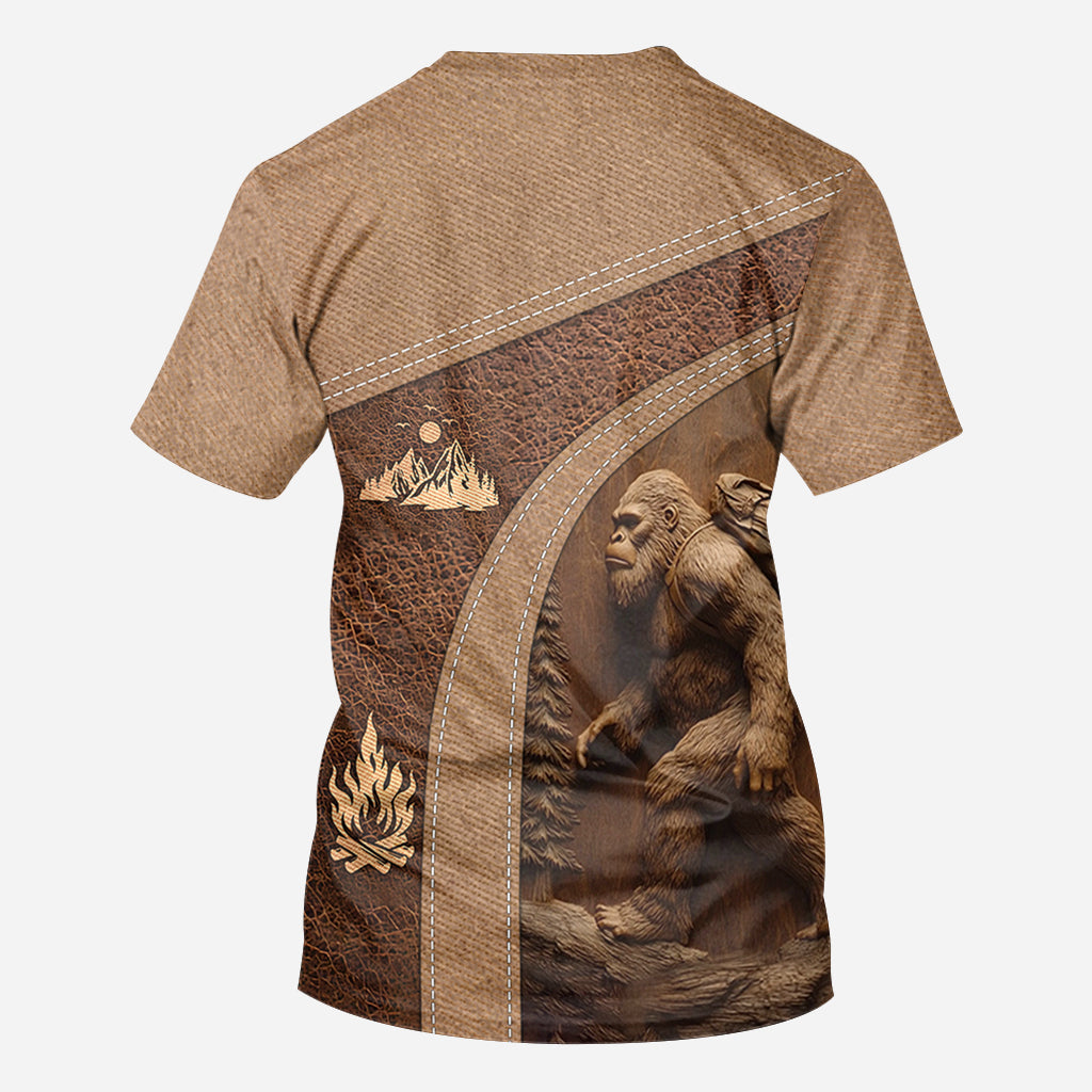 Sasquatch - Personalized Hiking All Over Shirt