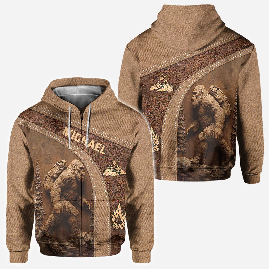 Sasquatch - Personalized Hiking All Over Shirt