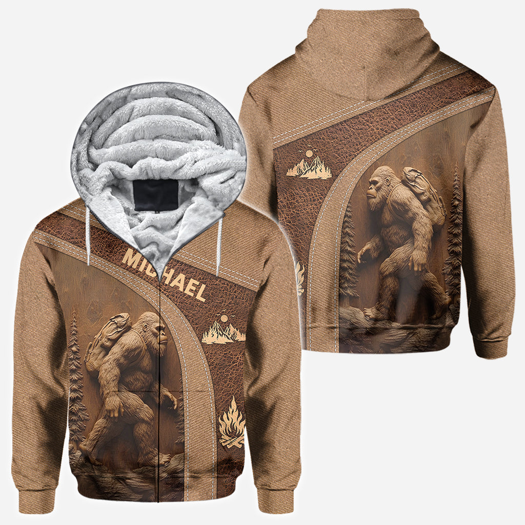 Sasquatch - Personalized Hiking All Over Shirt