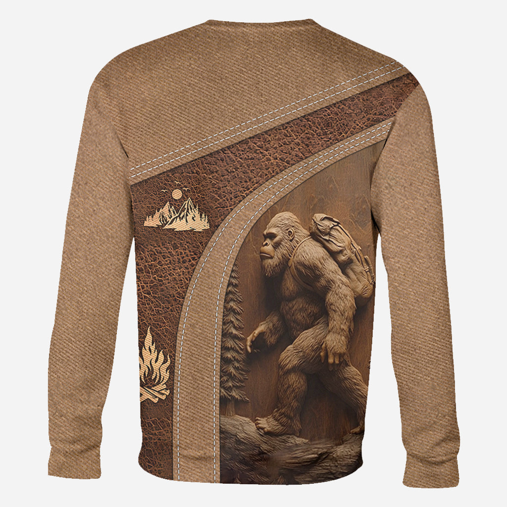 Sasquatch - Personalized Hiking All Over Shirt