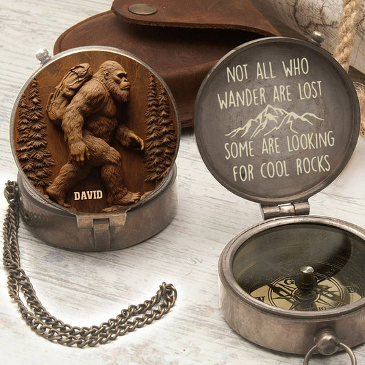 Adventure Is Out There - Personalized Hiking Compass