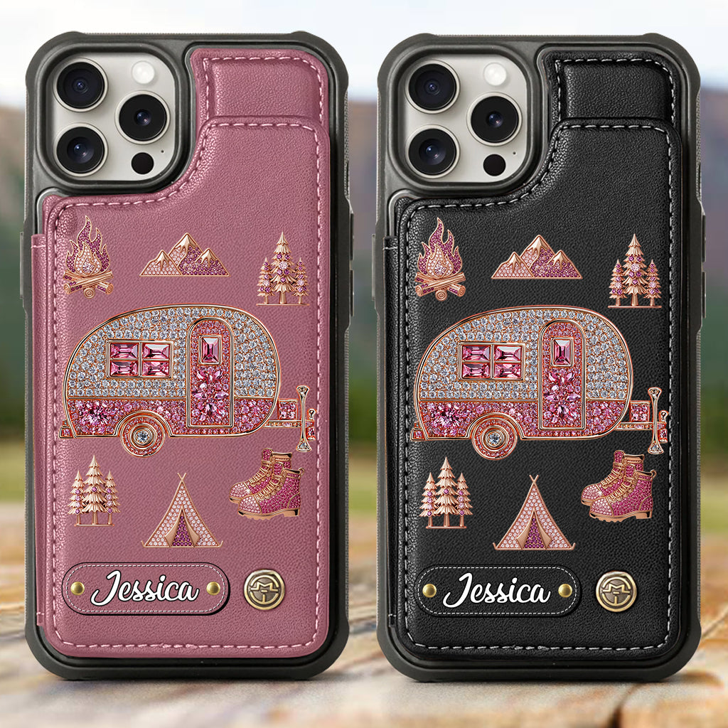 Love Camping - Personalized Camping Wallet Phone Case
