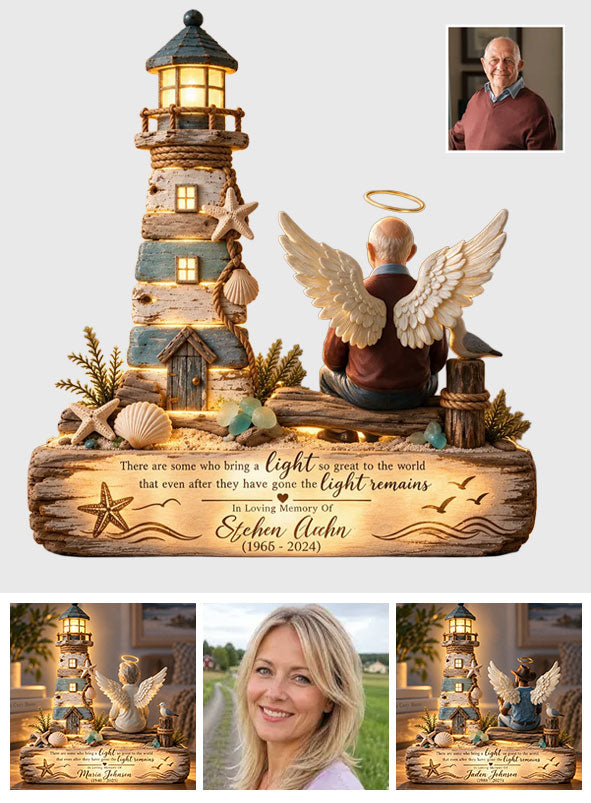 You Light Will Always Remains - Personalized Memorial Acrylic LED Night Light