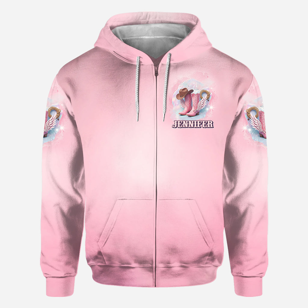 Cowgirl Stay Wild - Personalized Cowgirl All Over Shirt