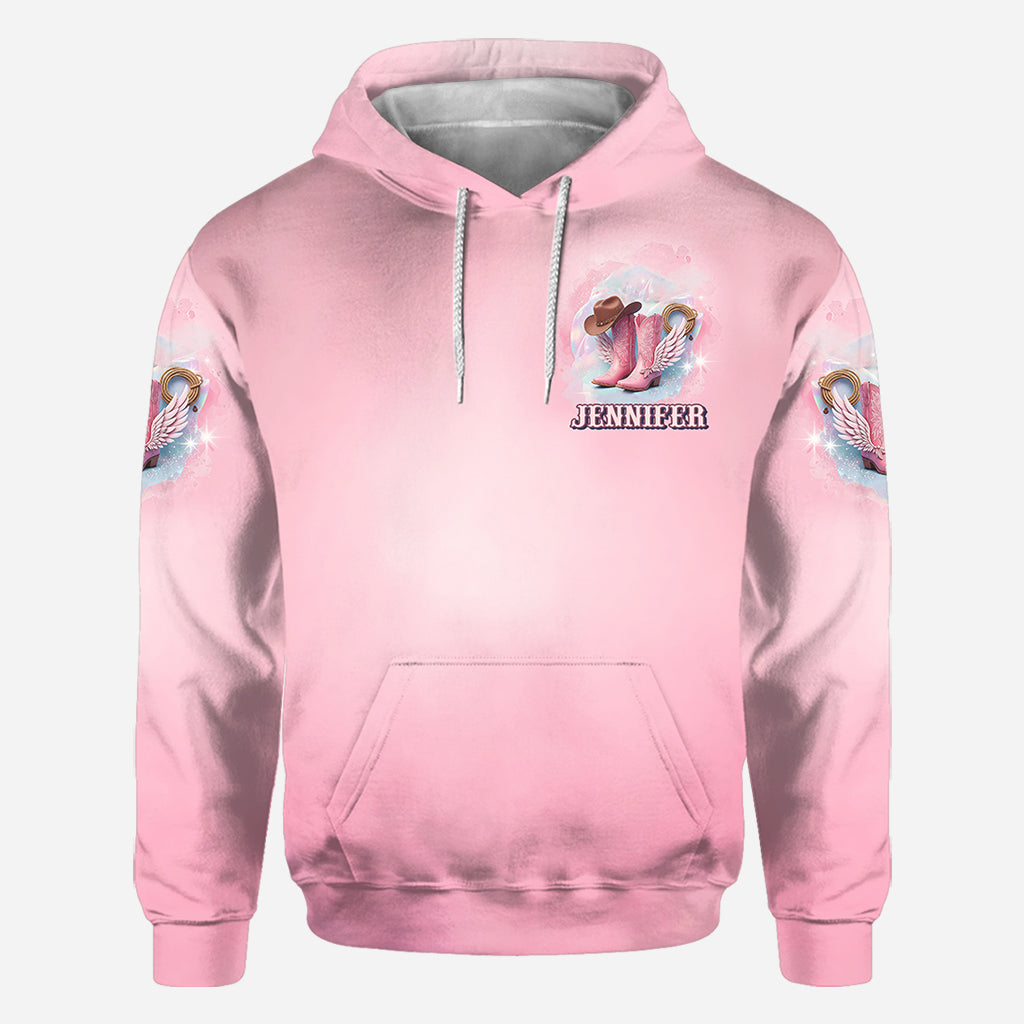 Cowgirl Stay Wild - Personalized Cowgirl All Over Shirt