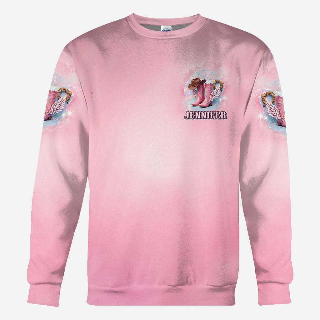 Cowgirl Stay Wild - Personalized Cowgirl All Over Shirt