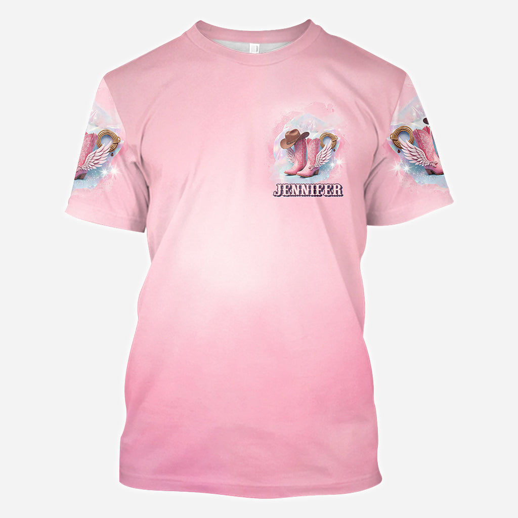 Cowgirl Stay Wild - Personalized Cowgirl All Over Shirt