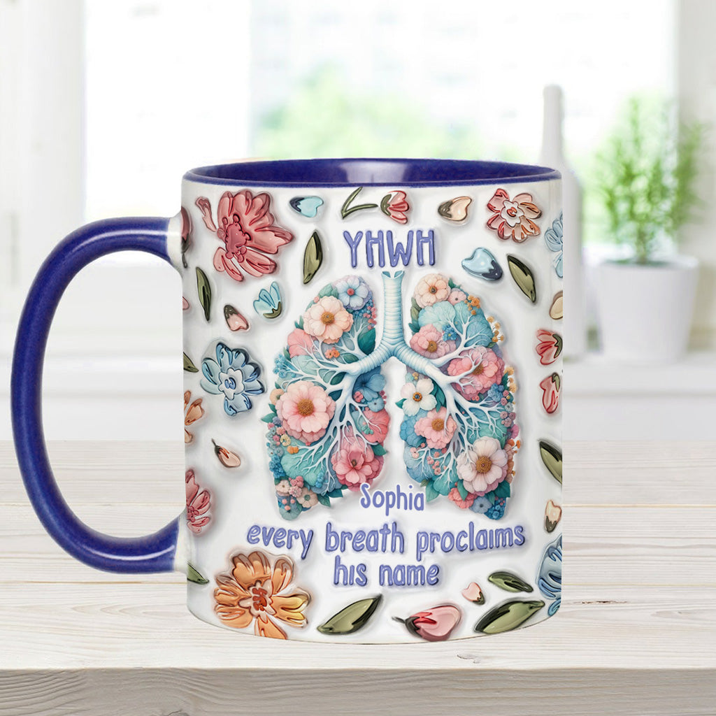 YHWH Speaks His Name - Personalized Christian Accent Mug