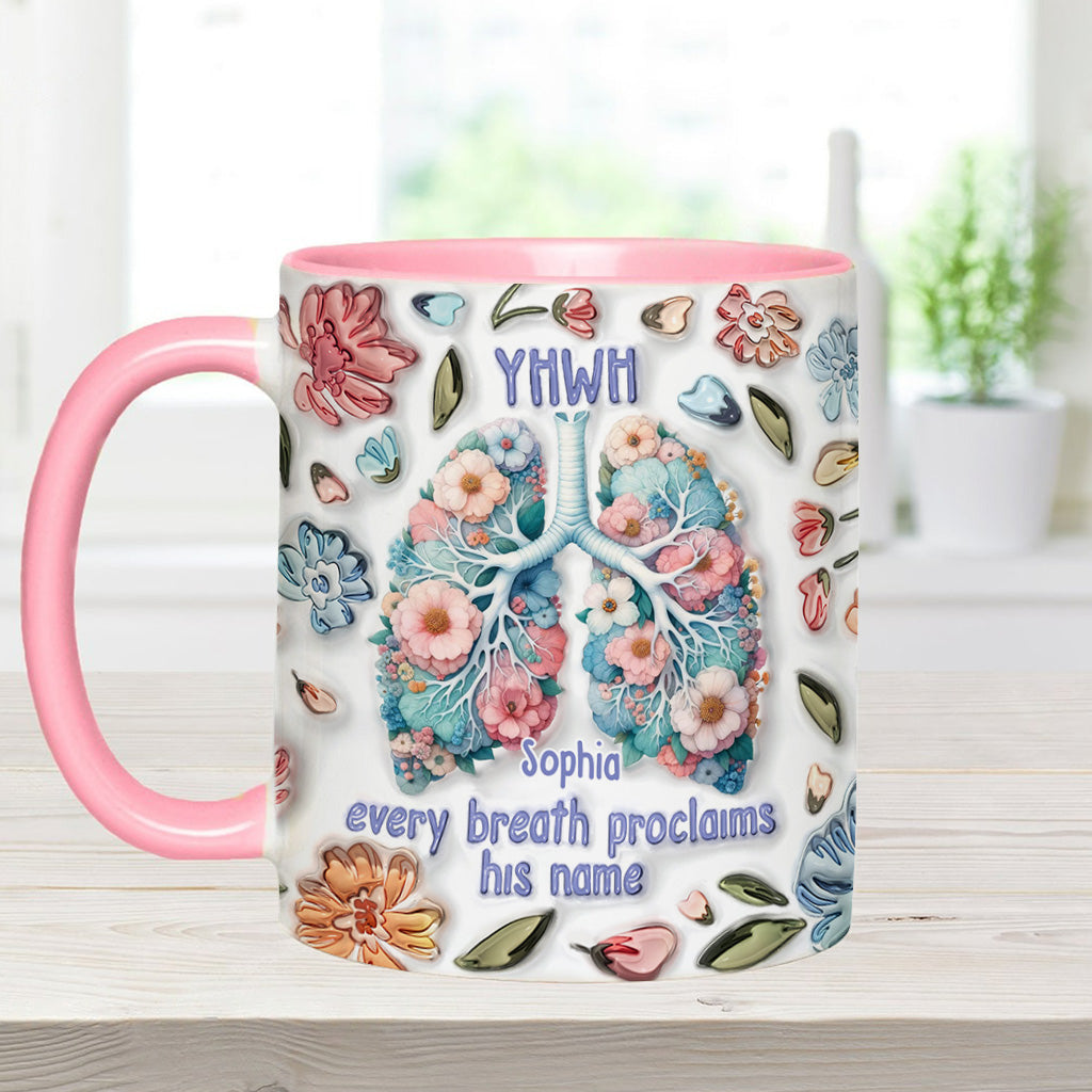 YHWH Speaks His Name - Personalized Christian Accent Mug