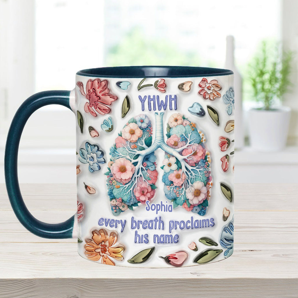 YHWH Speaks His Name - Personalized Christian Accent Mug