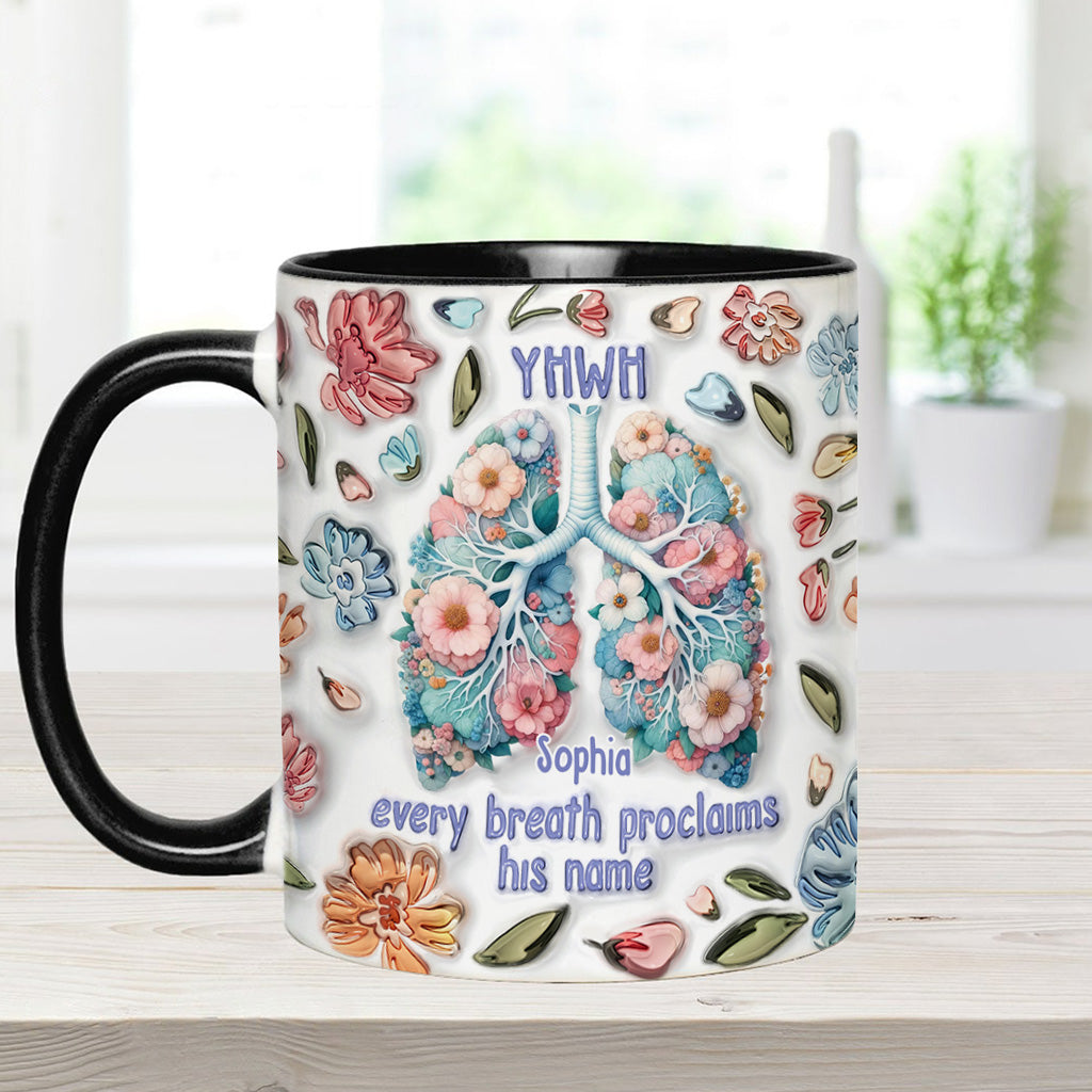 YHWH Speaks His Name - Personalized Christian Accent Mug