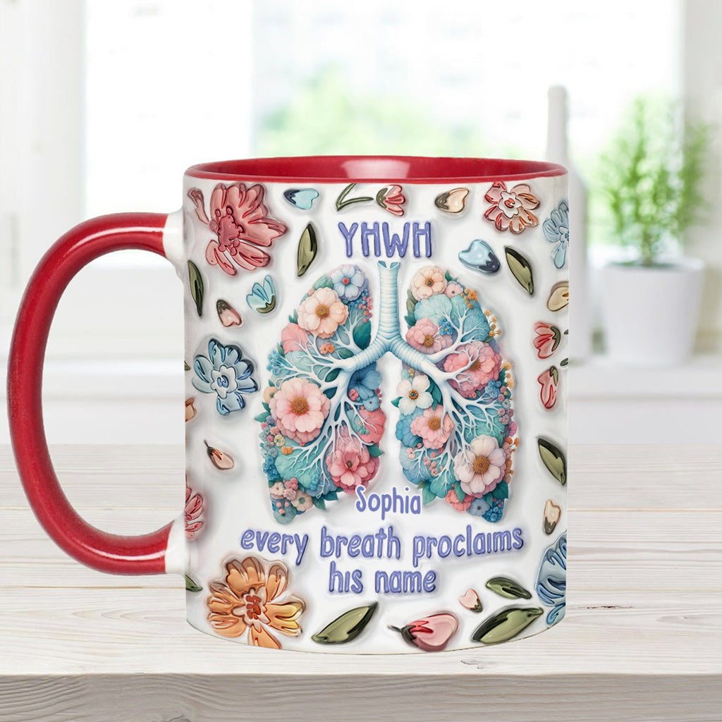 YHWH Speaks His Name - Personalized Christian Accent Mug