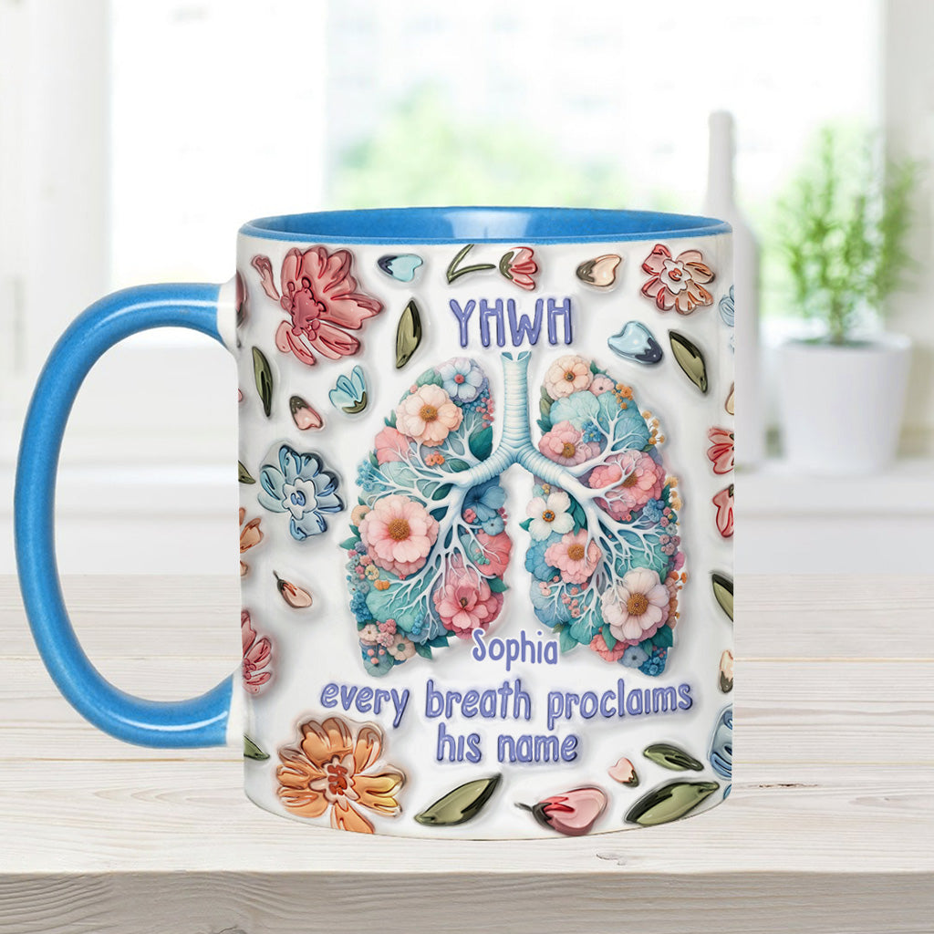 YHWH Speaks His Name - Personalized Christian Accent Mug