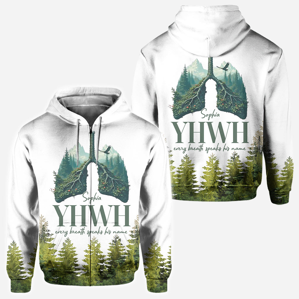 YHWH Speaks His Name - Personalized Christian All Over Shirt