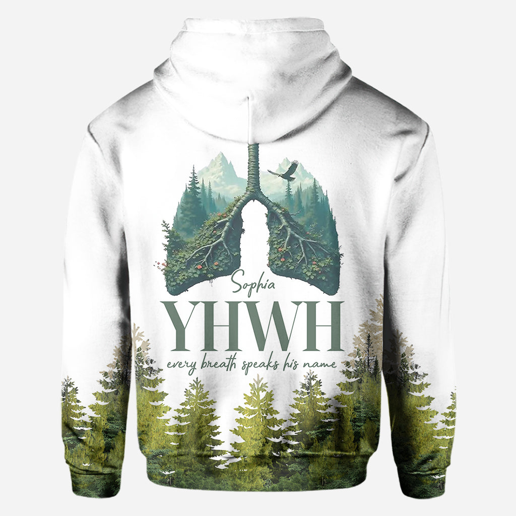 YHWH Speaks His Name - Personalized Christian All Over Shirt