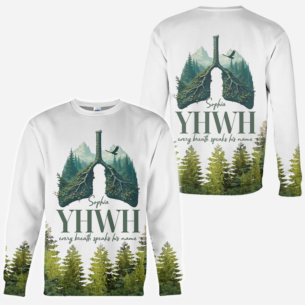 YHWH Speaks His Name - Personalized Christian All Over Shirt