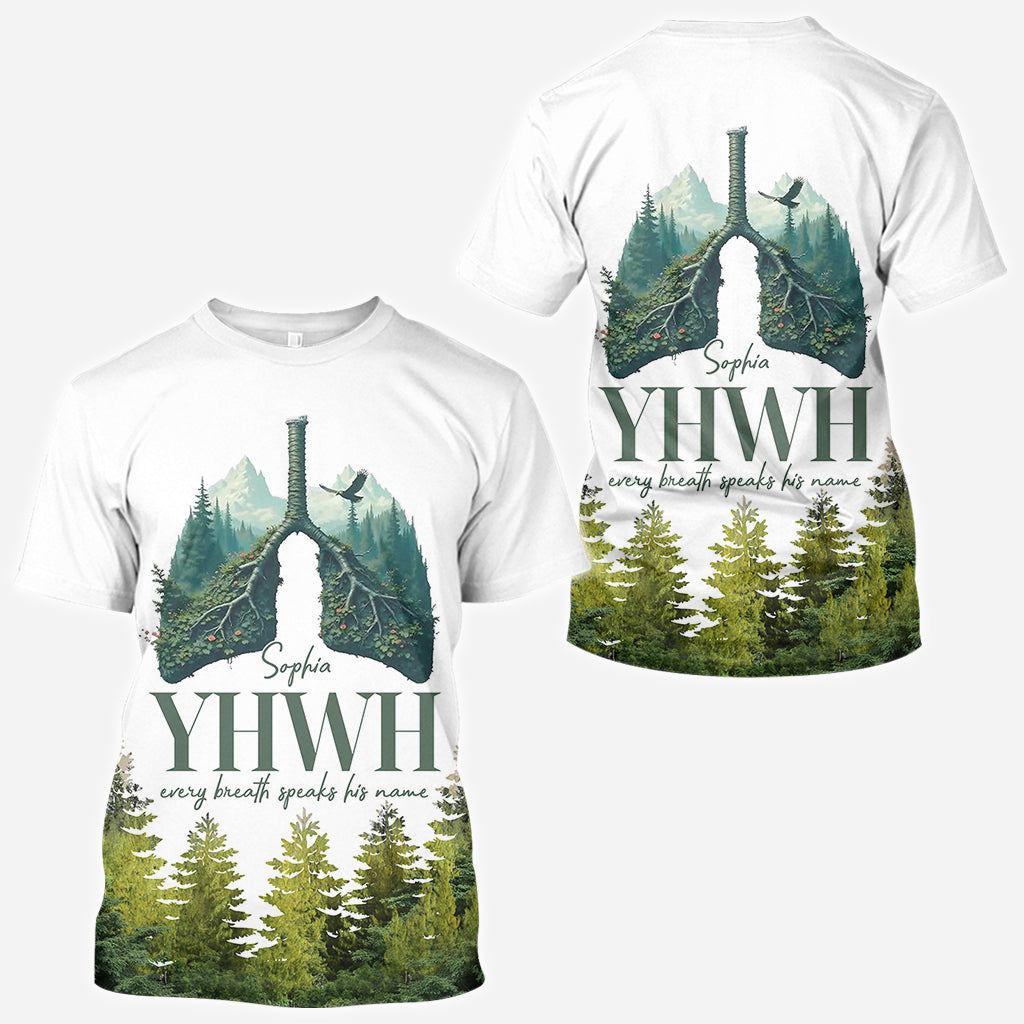 YHWH Speaks His Name - Personalized Christian All Over Shirt