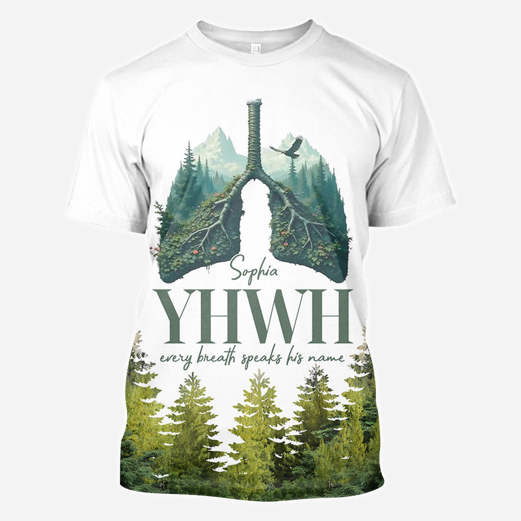 YHWH Speaks His Name - Personalized Christian All Over Shirt