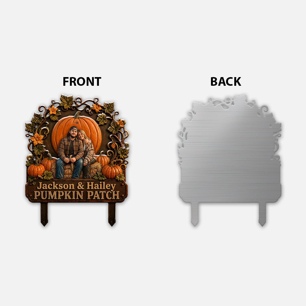 Welcome To Out Pumpkin Patch - Personalized Farmer 3D Printed Cut Metal Sign