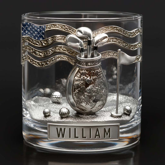 Love Golf - Personalized Golf Whiskey Glass