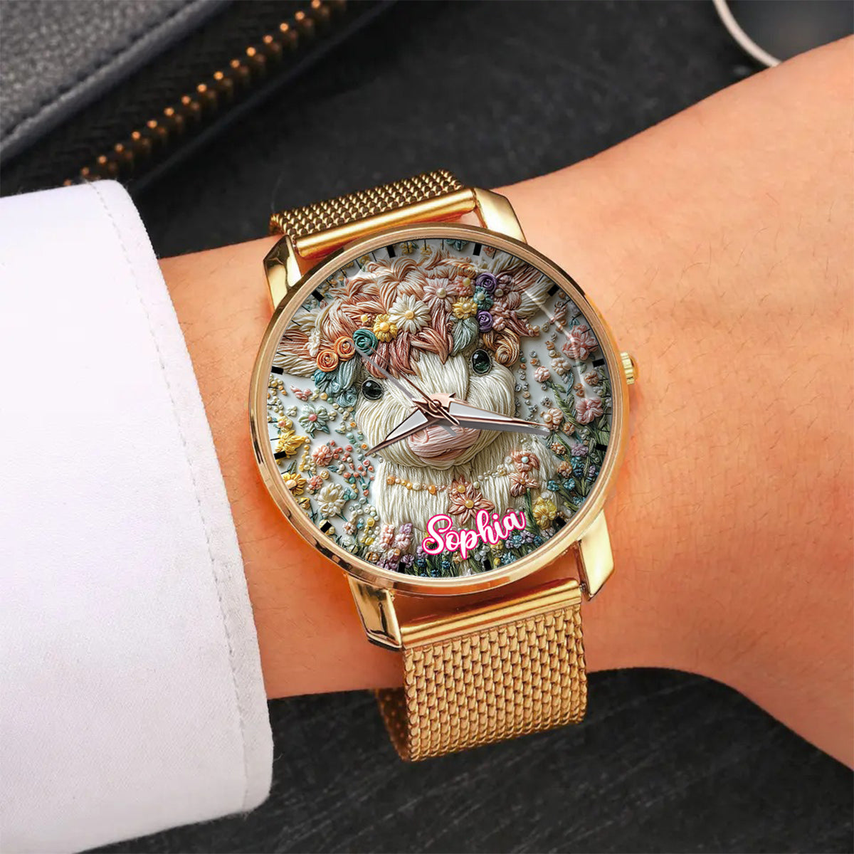 Beautiful Highland Cow - Personalized Highland Cow Women Hand Watch