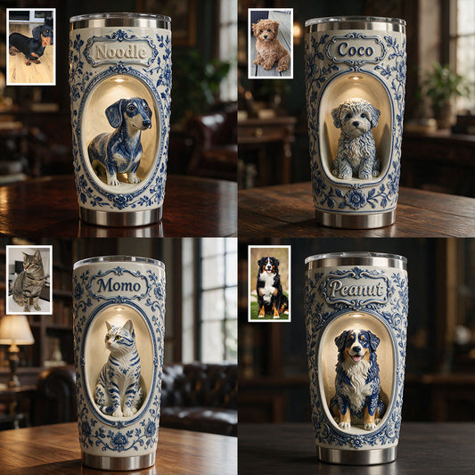 Any Photo - Personalized Dog Tumbler