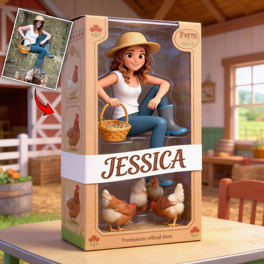 Farmer Gifts - Personalized Farmer Custom Shaped Acrylic Plaque