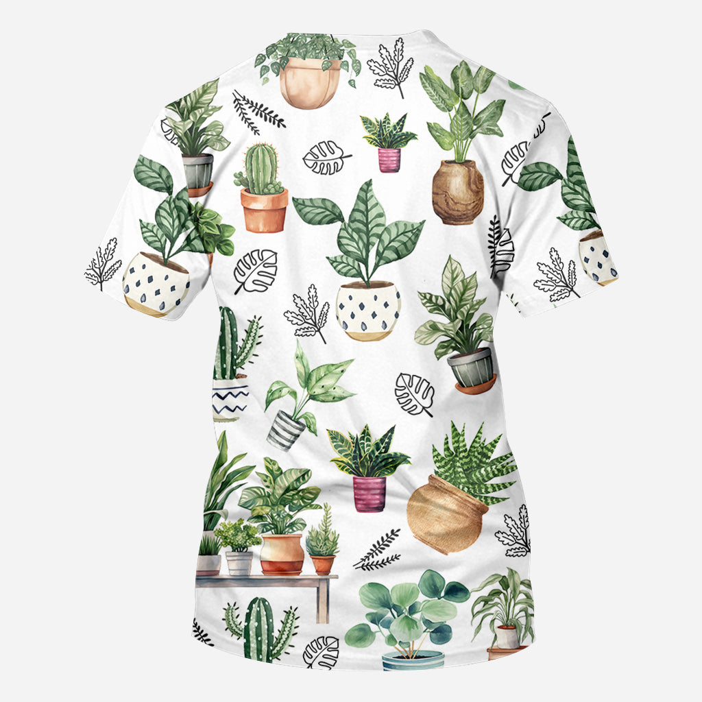 Easily Distracted By Plants - Personalized Gardening All Over Shirt