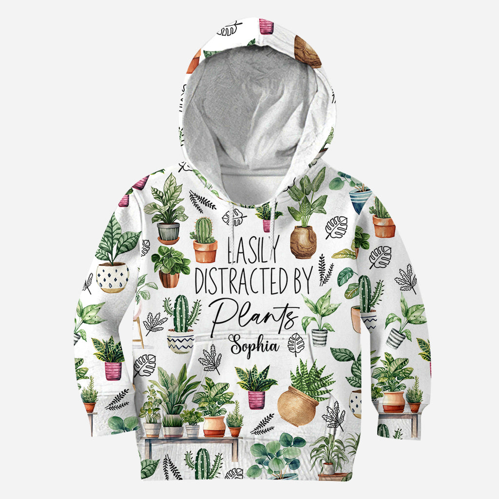 Easily Distracted By Plants - Personalized Gardening All Over Shirt