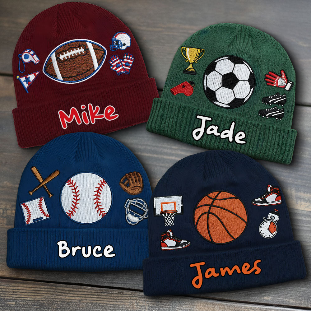 Love Sport - Personalized Kid Beanie Hat