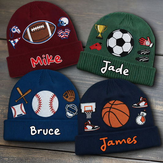 Love Sport - Personalized Kid Beanie Hat