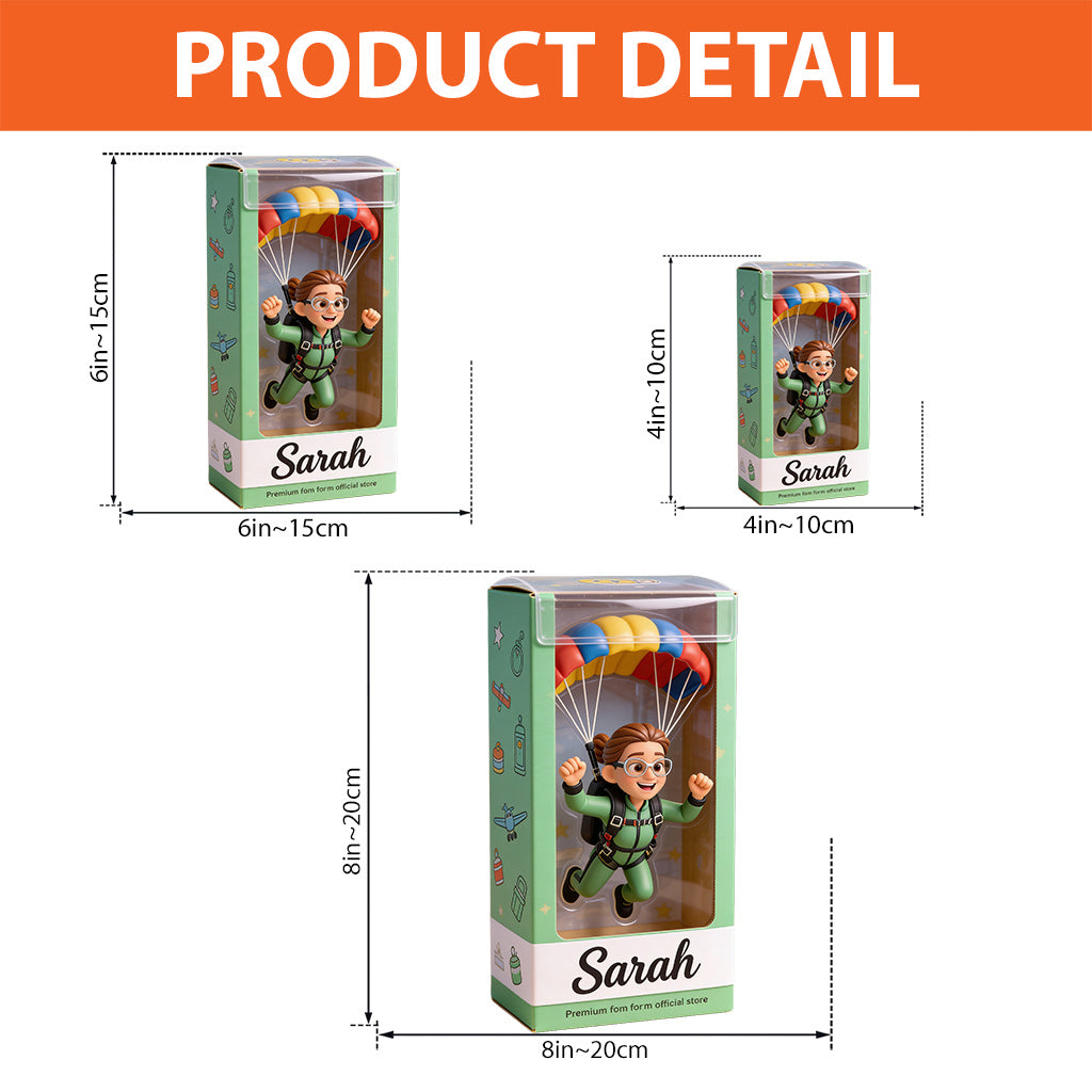 Custom Any Photo - Love Parachute - Personalized Parachute/Paragliding Custom Shaped Acrylic Plaque