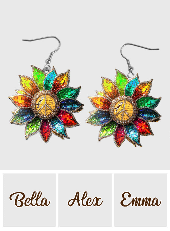 Hippie Soul - Personalized Hippie Earrings